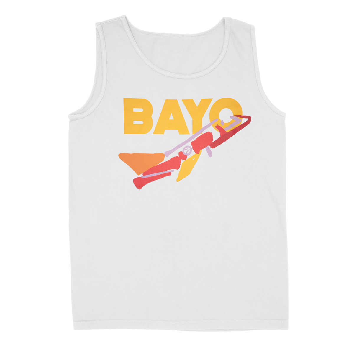 Airplane Tank Top - White