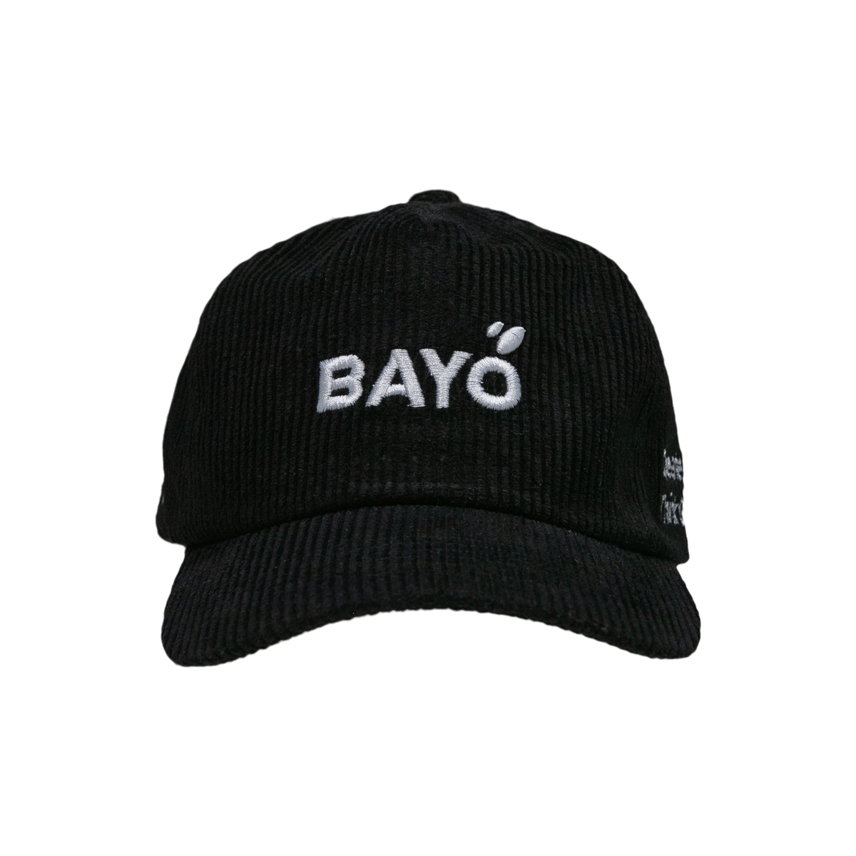 Corduroy Snapback - Black